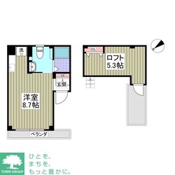 Kairos銀座EASTの物件間取画像